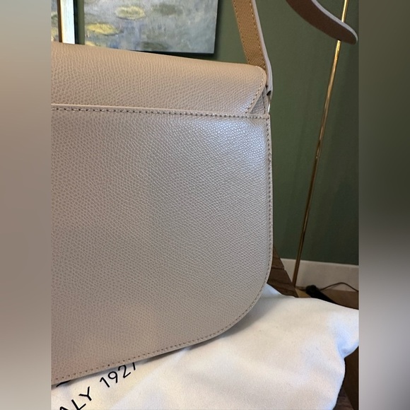 NWT! NEW! Furla Signature Furla 1927 Shoulder Bag -Sand - Picture 6 of 14